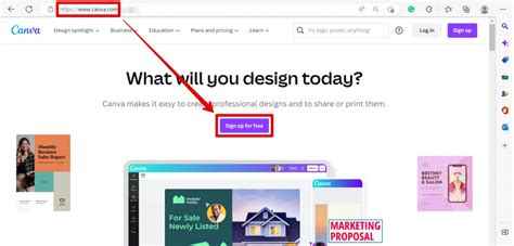 Canva: Sign up for free.